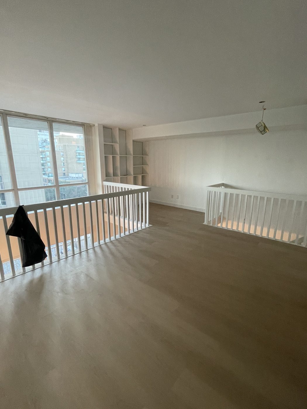 Basement renovation featuring quality finishes and flooring throughout.
