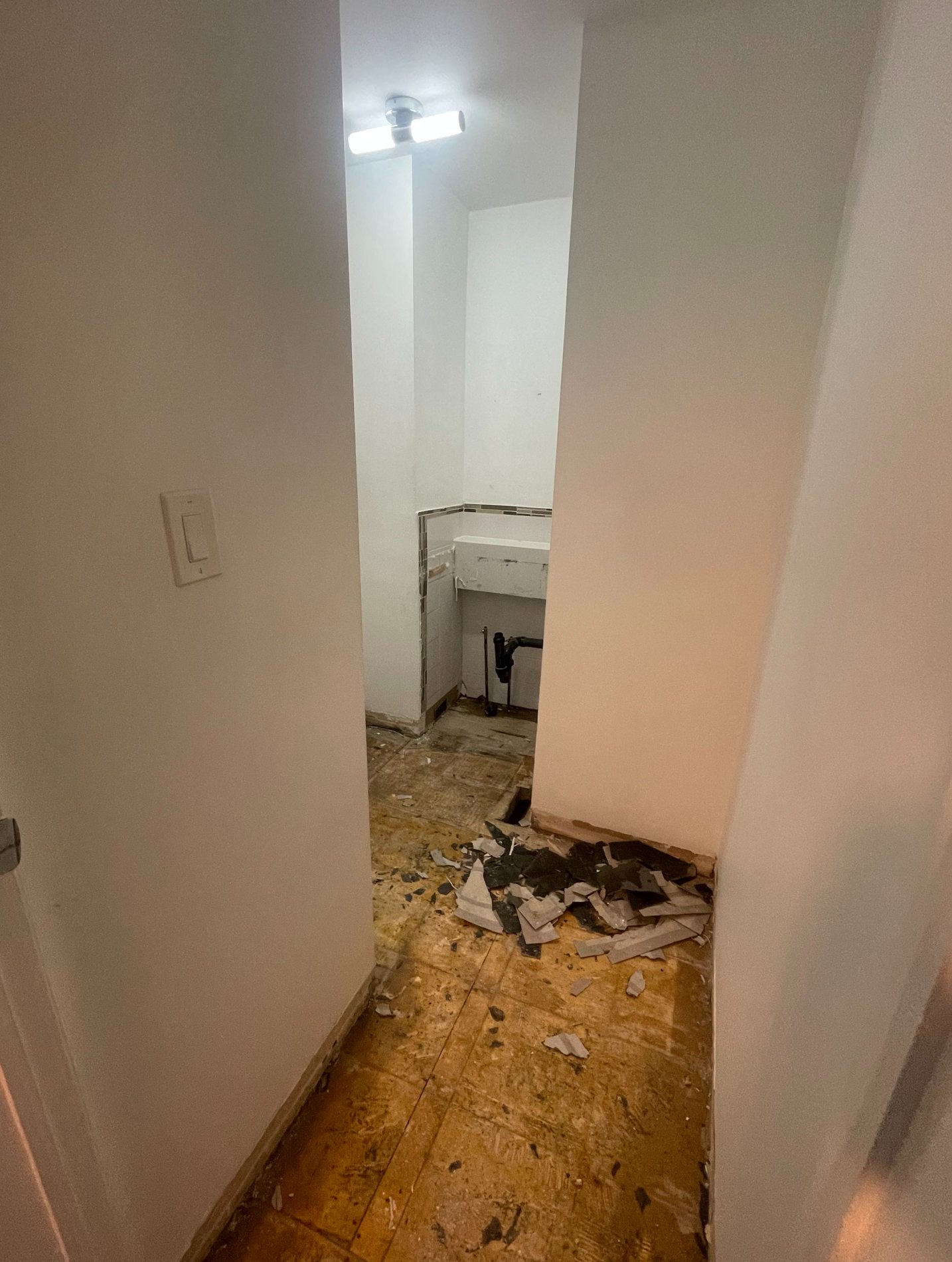 Before: A powder room, reimagined