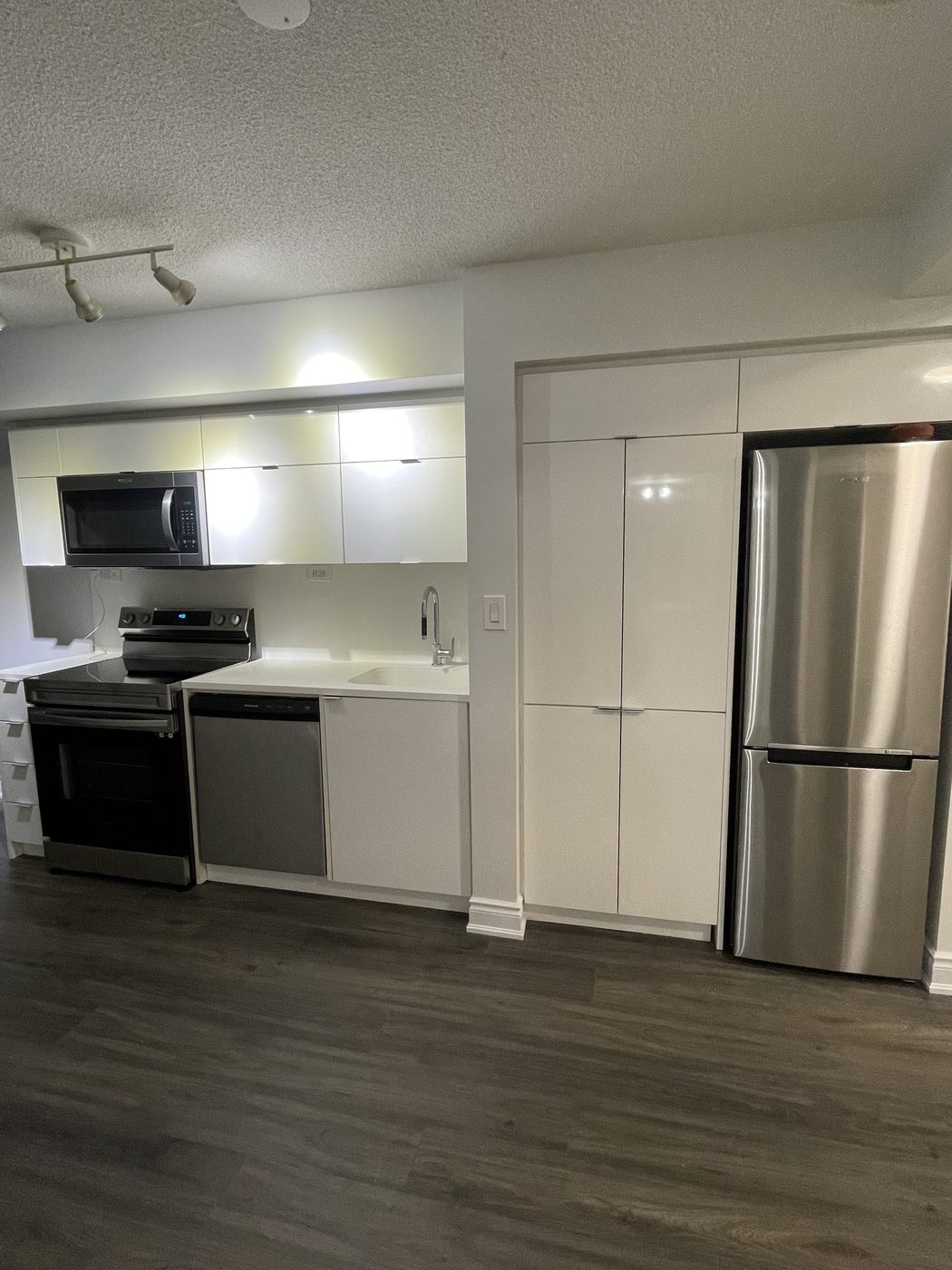 Kitchen renovation featuring updated cabinetry and a functional, open layout.